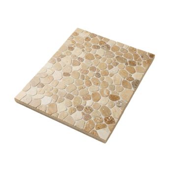 Fit Random Sized Marble Pebble Mosaic Tile