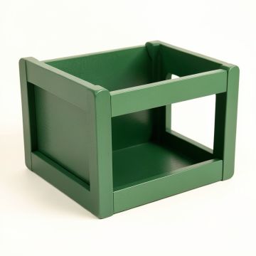 Field Dell Empty Furniture-Style Pet Crate - Green (synthetic illustration; no displayed measurements)