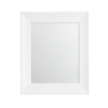 Stone Bridge Framed Wall Mirror - White