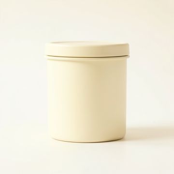 Oak Bluff Storage Canister With Lid - Ivory (synthetic illustration; no displayed measurements)