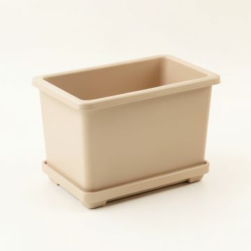 Hazel Crest Empty Raised Planter - Beige (synthetic illustration; no displayed measurements)