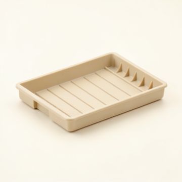 Reed Bluff Empty Under-Desk Cable Tray - Beige (synthetic illustration; no displayed measurements)