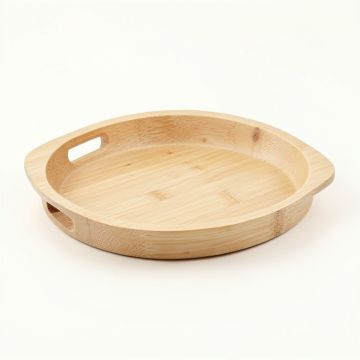 Moss Crossing Serving Tray - Beige (synthetic illustration; no displayed measurements)