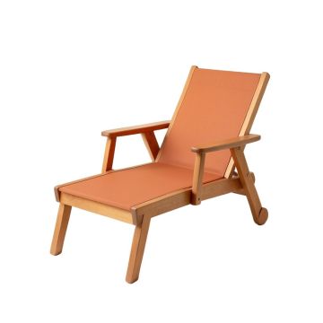 Field Bridge Outdoor Lounge Chair - Terracotta