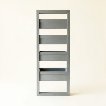 Dawn Bend Empty Vertical Garden Frame - Gray (synthetic illustration; no displayed measurements)