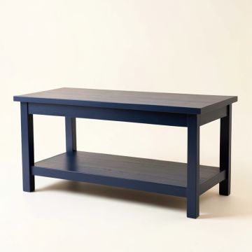Slate Crest Empty Workshop Workbench - Navy (synthetic illustration; no displayed measurements)