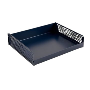 Shore Dell Empty Under-Desk Cable Tray - Navy