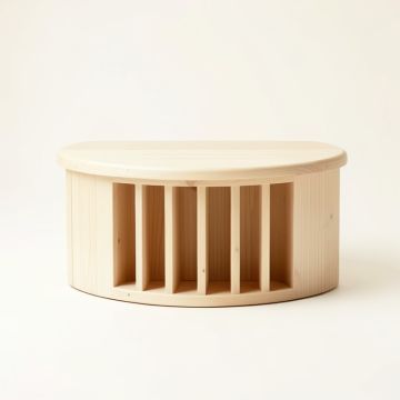 Dune Dale Shoe Storage Bench - Ivory (synthetic illustration; no displayed measurements)