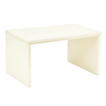 Bay Bend Desktop Monitor Riser - Ivory (synthetic illustration; no displayed measurements)