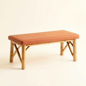 Moss Arc Indoor Bench (synthetic illustration; no displayed measurements)