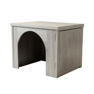 Reed Dale Empty Furniture-Style Litter Enclosure - Gray