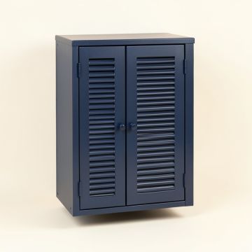 Meadow Arc Wall-Mounted Laundry Cabinet (synthetic illustration; no displayed measurements)