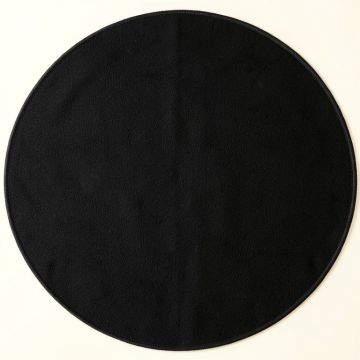 Dune Branch Round Area Rug - Black (synthetic illustration; no displayed measurements)