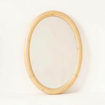 Elm Bridge Framed Wall Mirror - Cream (synthetic illustration; no displayed measurements)