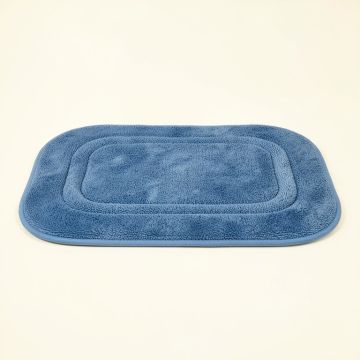 Slate Arc Bath Mat - Blue (synthetic illustration; no displayed measurements)