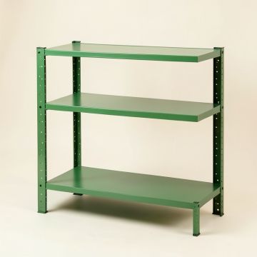 Aspen Crest Empty Seed-Starting Shelving Unit Without Lights - Green (synthetic illustration; no displayed measurements)