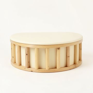 Summit Brook Shoe Storage Bench - Cream (synthetic illustration; no displayed measurements)