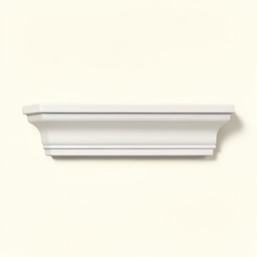Shell 6 3/4 '' H X 96 '' W X 5 1/2 '' D Crown Molding (synthetic illustration; no displayed measurements)