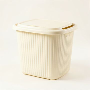 Holly Crest Laundry Hamper - Ivory (synthetic illustration; no displayed measurements)