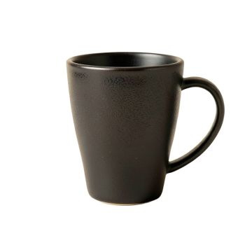 Hazel Branch Ceramic Mug - Black