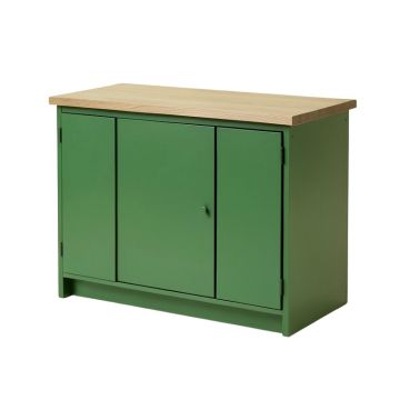 Linden Dale Freestanding Laundry Folding Counter - Green