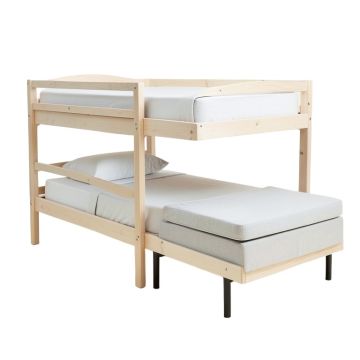 Lightsey Twin Over Twin Standard Bunk Bed With Trundle
