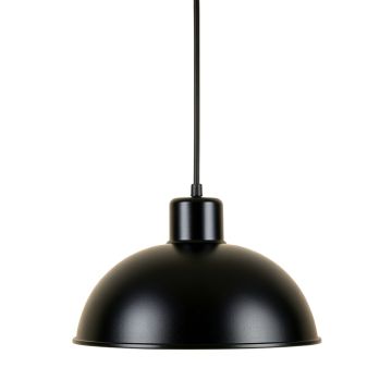 Summit Dale Pendant Light Suspended From One Plain Cable - Black