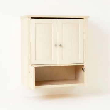 Lake Dale Wall-Mounted Laundry Cabinet - Ivory (synthetic illustration; no displayed measurements)
