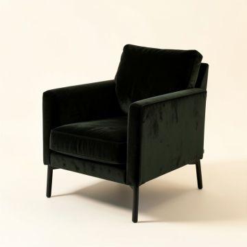 Chloe 31.5 '' Wide Velvet Armchair (synthetic illustration; no displayed measurements)