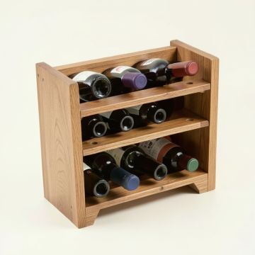 Croll 12 Bottle Floor Wine Bottle And Glass Rack (synthetic illustration; no displayed measurements)