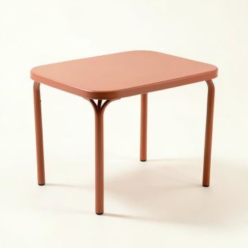 Moss Bend Compact Balcony Table - Terracotta (synthetic illustration; no displayed measurements)