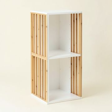 Dawn Arc Narrow Cubby Tower (synthetic illustration; no displayed measurements)