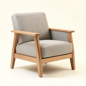 29 '' Wide Polyester Armchair (synthetic illustration; no displayed measurements)