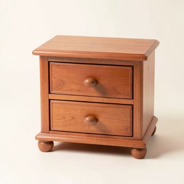 Dune Bridge Nightstand - Terracotta (synthetic illustration; no displayed measurements)