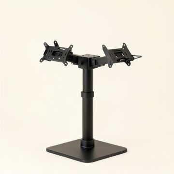 Vivo Aluminum 17 '' To 32 '' Dual Monitor Stand Desk Mount W/ Pneumatic Spring Arm (synthetic illustration; no displayed measurements)