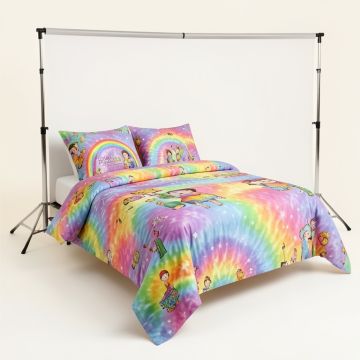 Pride Decorations Love Wins Celebration Tie Dye Backdrop Rainbow Colors Happiness Vintage (synthetic illustration; no displayed measurements)