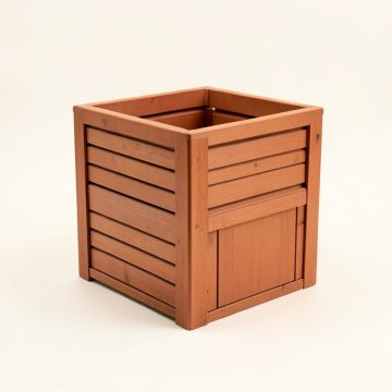 Alder Crossing Closed Garden Compost Bin - Terracotta (synthetic illustration; no displayed measurements)