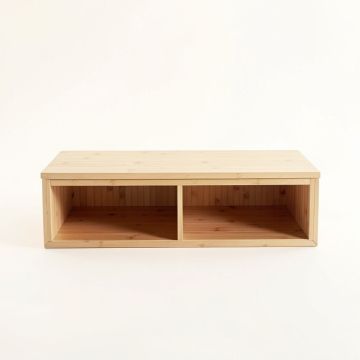 Brook Crossing Shoe Storage Bench - Beige (synthetic illustration; no displayed measurements)