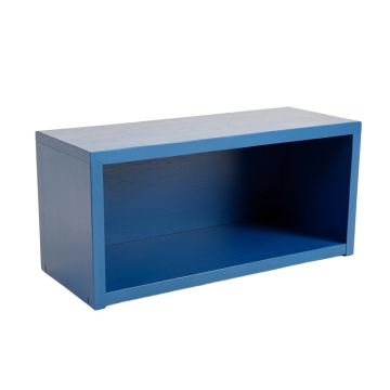 Stone Dell Shoe Storage Bench - Blue