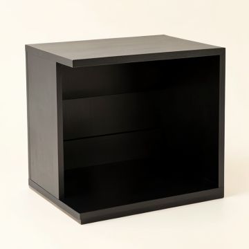 Stone Bluff Empty Mug-Storage Cabinet Insert - Black (synthetic illustration; no displayed measurements)
