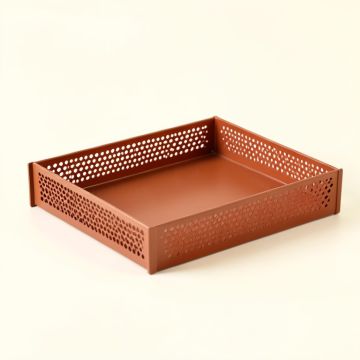Summit Bridge Empty Under-Desk Cable Tray - Terracotta (synthetic illustration; no displayed measurements)