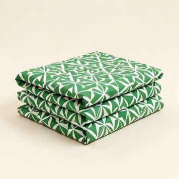 Old Fashioned 60S 70S Inspired Geometric Sheet Set (synthetic illustration; no displayed measurements)