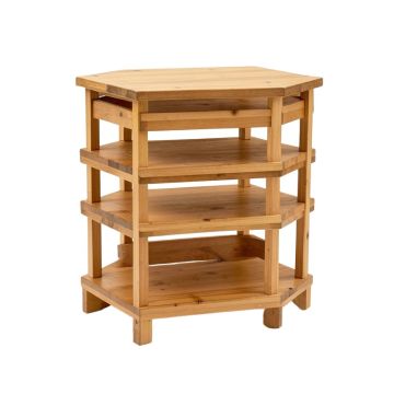 6-Layer Portable Bamboo Splint Multi-Function 15 Pair Shoe Rack