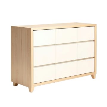Lavelle Blanc 65.5 '' Wide 3 Drawer Birch Wood Sideboard