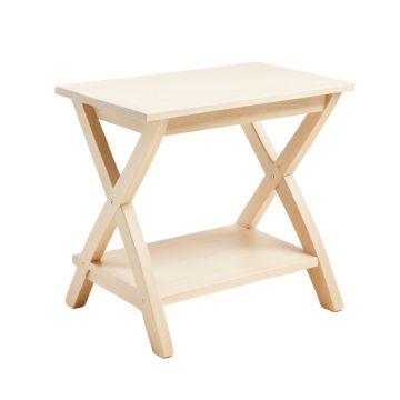 Olive Arc Side Table - Ivory