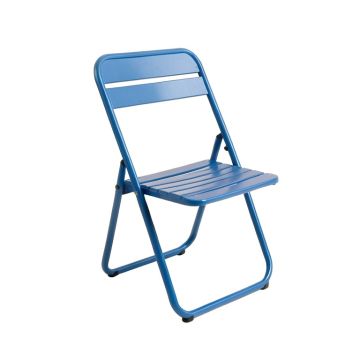 Alder Canyon Folding Outdoor Chair - Blue (synthetic illustration; no displayed measurements)