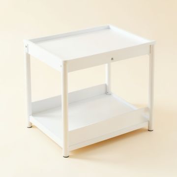 Birch Bridge Empty Coffee-Station Organizer - White (synthetic illustration; no displayed measurements)