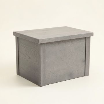 River Bluff Closed Outdoor Storage Box - Gray (synthetic illustration; no displayed measurements)