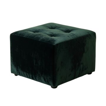 Hinkley 37 '' Velvet Tufted Square Cocktail Ottoman
