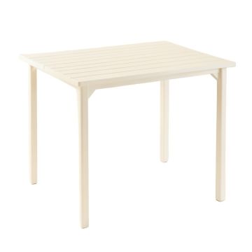 Aspen Bend Patio Table - White